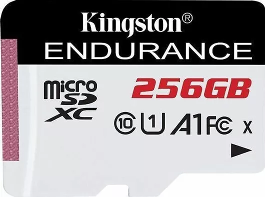 Κάρτα Μνήμης Kingston Endurance microSDXC 256GB Class 10 U1 V10 A1 UHS-I