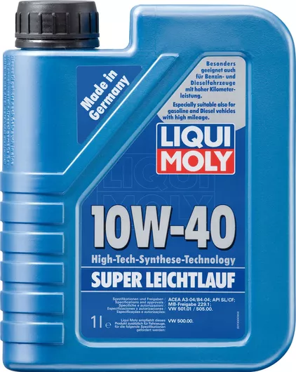 Λάδι Αυτοκινήτου Liqui Moly Ημισυνθετικό Super Low Friction 10W-40 B4 1lt