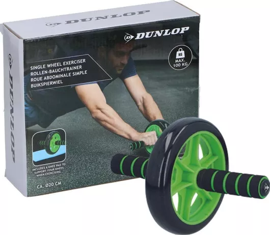 Ρόδα Κοιλιακών Dunlop 17524 με Αντιολισθητικές Λαβές & Στρωματάκι Πράσινο