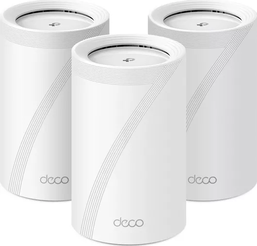 Access Point TP-Link Deco BE65 BE11000 WiFi Mesh Network Wi‑Fi 7 Tri Band 2.4 & 5 & 6GHz σε Τριπλό Kit