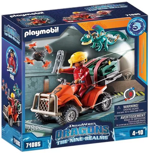 Playmobil Dragons The Nine Realms Phil για 4+ Ετών #71085