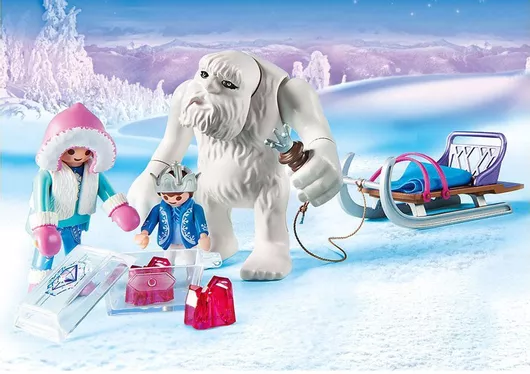 Playmobil Magic Snow Roll with sledge για 5+ Ετών #9473