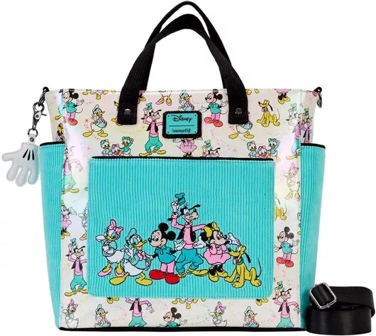 Παιδική Τσάντα Βόλτας Βόλτας Loungefly Disney 100 Mickey Friends 671803478268 Μπλε