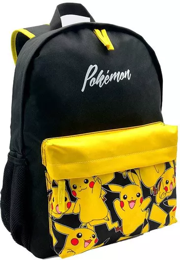Σχολική Τσάντα Δημοτικού Zaino Pokemon Pikachu American T433 971 Μαύρο