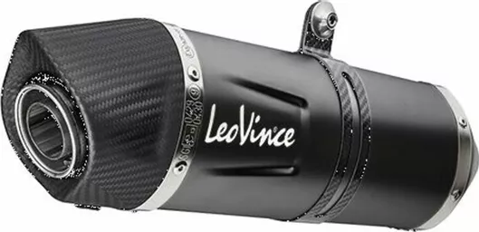 Τελικό Εξάτμισης Μοτοσυκλέτας Leovince 14414Eb Lv One Evo Black Edition Slash-Down για Ktm Adventure 790 R 19-20