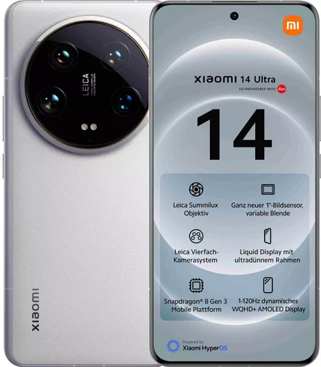 Xiaomi 14 Ultra 5G 16GB 512GB Λευκό