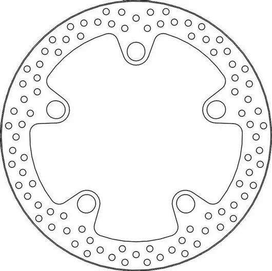 Δισκόπλακα Στρογγυλή Halo Moto-Master 110617 για Honda Cb 1100 13-14 / Honda Cb 1100 Abs 13-14 296mm 300mm