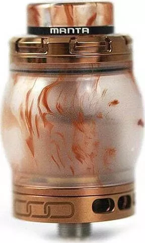 Ατμοποιητής Ηλεκτρονικού Τσιγάρου Advken Manta Resin Version RTA 4.5ml 24mm Coffee