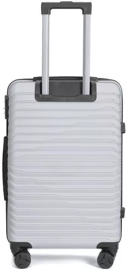 Βαλίτσες Ταξιδίου Amber Σκληρές με 4 Ρόδες Σετ 3τμχ Λευκό