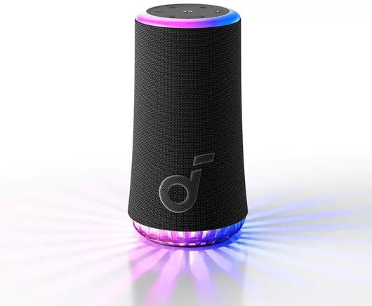 Anker SoundCore Glow Αδιάβροχο Ηχείο Bluetooth 30W με Διάρκεια Μπαταρίας έως 18 ώρες Μαύρο