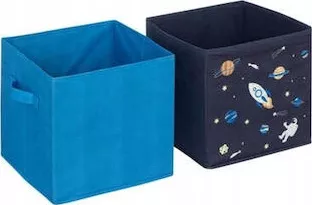 Κουτί Αποθήκευσης AT00020149 Χάρτινο με Καπάκι Σετ 2τμχ 29x29x29cm 