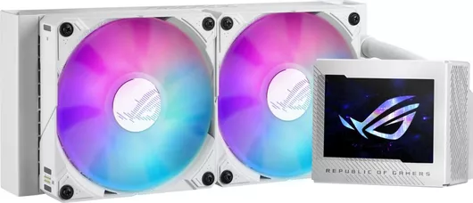 Υδρόψυξη Επεξεργαστή Asus ROG Ryujin III 240 Διπλού Ανεμιστήρα 120mm για Socket AM4 / AM5 / 1700 / 1200 / 115x με ARGB Φωτισμό Λευκή