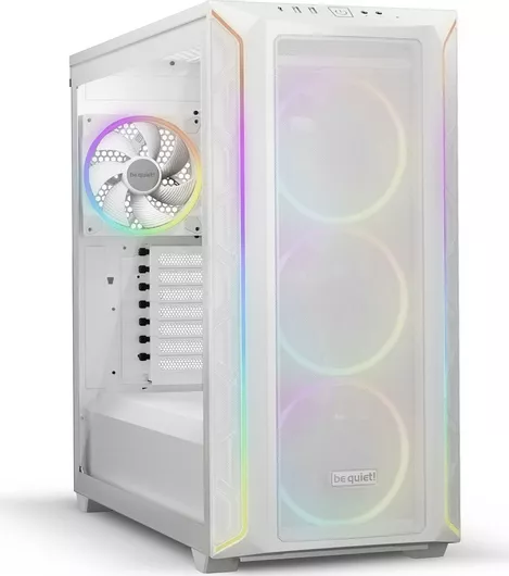 Κουτί Υπολογιστή Be Quiet Shadow Base 800 FX Gaming Midi Tower με Πλαϊνό Παράθυρο & RGB Φωτισμό Λευκό