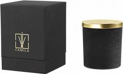 Κερί Camila ARW-TIN-CAM-VE001 σε Βάζο Μαύρο