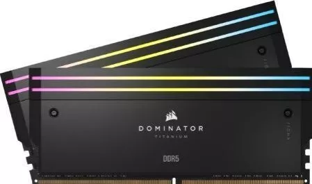 Μνήμη RAM Corsair Dominator Titanium RGB XMP 32GB DDR5 6600MHz (2x16)