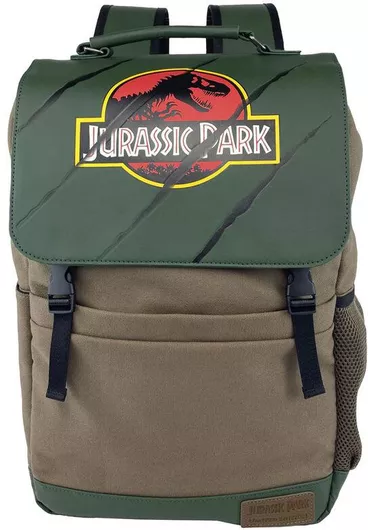 Σχολική Τσάντα Γυμνασίου / Λυκείου Πλάτης CyP Brands Jurassic Park 30th Anniversary Explorer Πράσινο