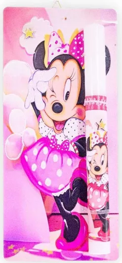 Πασχαλινή Λαμπάδα Dreamlight 24752 Ξύλινο Καδράκι Minnie Λευκό