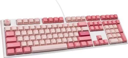 Ducky One 3 Gossamer Gaming Μηχανικό Πληκτρολόγιο με Cherry MX Blue διακόπτες & Φωτιζόμενα πλήκτρα Αγγλικό USΛευκό