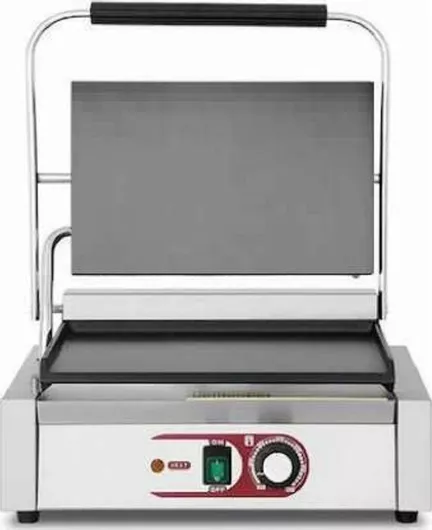 Επαγγελματική Τοστιέρα Dynamic PG,812B Μονή Λεία Άνω / Λεία Κάτω 2200W 24x36cm