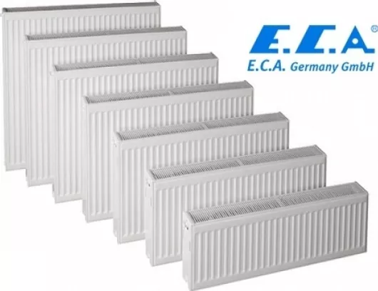 Σώμα Καλοριφέρ E.C.A. Compact Πάνελ Δίστηλο Εξωτερικού Βρόγχου 22 / 600 / 800 1757kcal/h