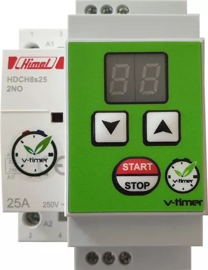 Χρονοδιακόπτης Ράγας V-Timer Ψηφιακός με Ρελέ