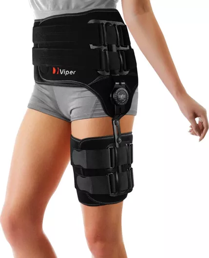 Νάρθηκας Οσφυομηρικός Vita Orthopaedics Viper 06-2-088 Αριστερής Πλευράς One Size Μαύρο