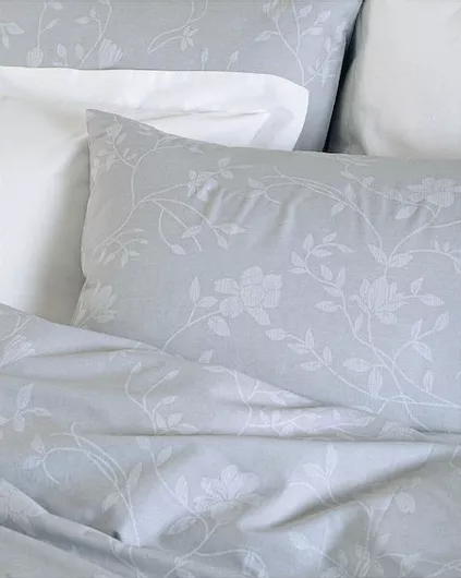 Σετ Μαξιλαροθήκες Rythmos Miriam 50x70cm Γκρι Σκούρο