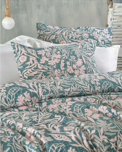 Σετ Μαξιλαροθήκες Rythmos Maira 50x70cm Πετρόλ