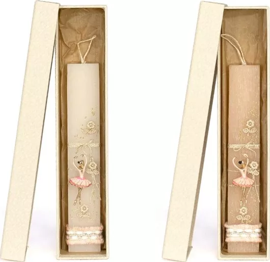 Πασχαλινή Λαμπάδα Γέραλης Καρφίτσα Μπαλαρίνα Τυχαία Επιλογή Χρώματος