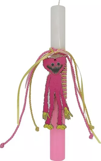 Πασχαλινή Λαμπάδα Γεράκης 3141 Χάγκι Γουάγκι Ροζ