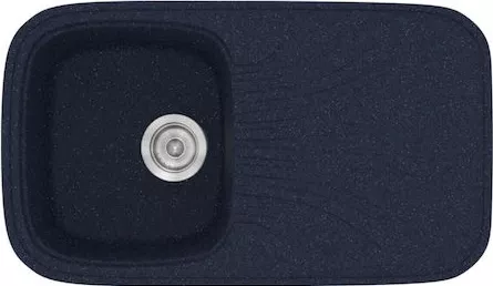 Νεροχύτης Κουζίνας Sanitec 315 Ένθετος 82x50x18cm Συνθετικός Γρανίτης Μπλε