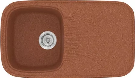 Νεροχύτης Κουζίνας Sanitec 315 Ένθετος 82x50x18cm Συνθετικός Γρανίτης Μπεζ