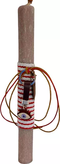 Πασχαλινή Λαμπάδα Αρωματική Μάτι Γκρι