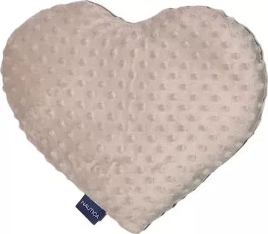 Βρεφικό Διακοσμητικό Μαξιλάρι Nautica Κούνιας Καρδιά 33x38cm Καφέ