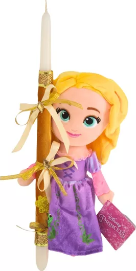 Πασχαλινή Λαμπάδα 76001488733-lam Σετ με Λούτρινο Ραπουνζέλ Πριγκίπισσα Disney