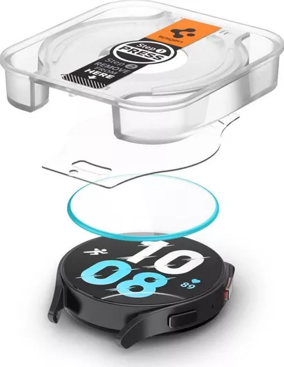 Full Face Tempered Spigen EZ FIT GLASS.tr για το Galaxy Watch6 40mm