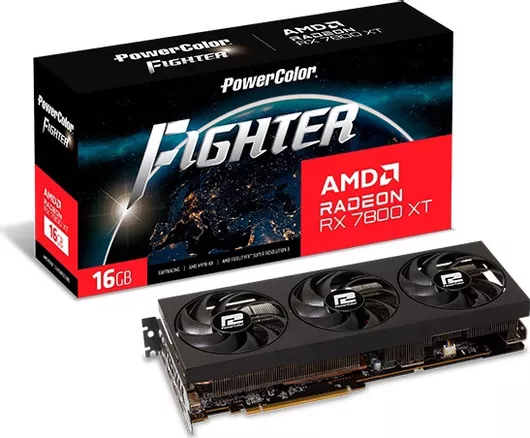 Κάρτα Γραφικών PowerColor Radeon RX 7800 XT 16GB GDDR6 Fighter