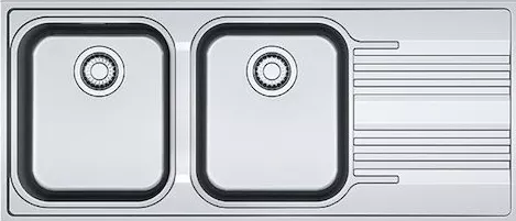 Νεροχύτης Κουζίνας Franke 3011750301 Inox Ένθετος Λείος (Σατινέ) 116x50x20.75cm Ασημί