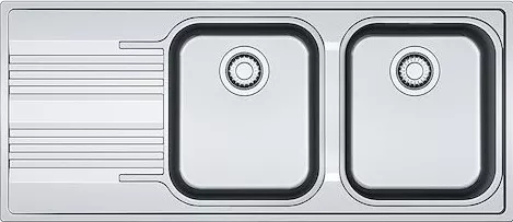 Νεροχύτης Κουζίνας Franke 3011750302 Inox Ένθετος Λείος (Σατινέ) 116x50x20.75cm Ασημί