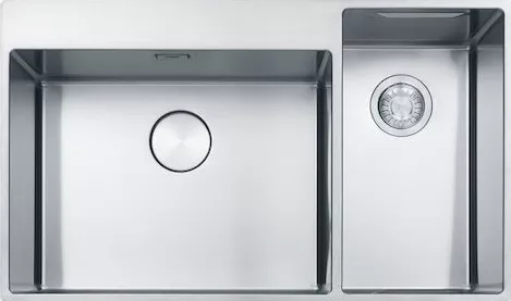 Νεροχύτης Κουζίνας Franke 3040100218 Inox Ένθετος Λείος (Σατινέ) 86x51x20cm Ασημί