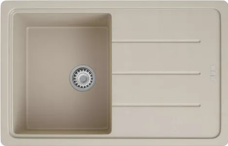 Νεροχύτης Κουζίνας Franke 3145518663 από Συνθετικό Γρανίτη Ένθετος 78x50x20cm Μπεζ
