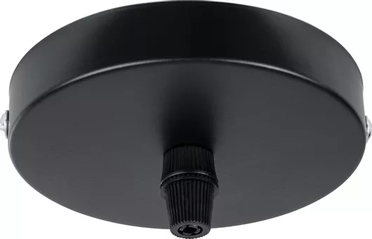 Ροζέτα Φωτιστικού Οροφής GloboStar Μαύρο