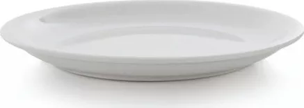 Πιάτο GTSA Ρηχό από Πορσελάνη 22cm Σετ 6τμχ Λευκό