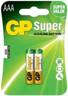 Αλκαλικές Μπαταρίες GP Batteries Super AAA 1.5V 2τμχ