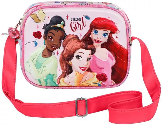 Παιδική Τσάντα Βόλτας Karactermania 04573 Disney Princess Strong 3D Ροζ