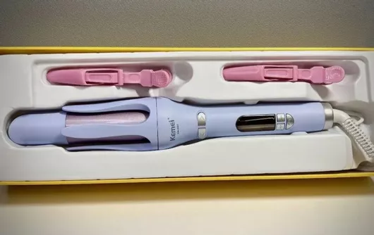 Ψαλίδι Μαλλιών Kemei για Μπούκλες 78mm 55W Λευκό