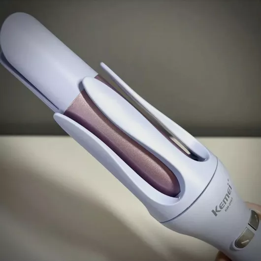 Ψαλίδι Μαλλιών Kemei για Μπούκλες 78mm 55W Λευκό