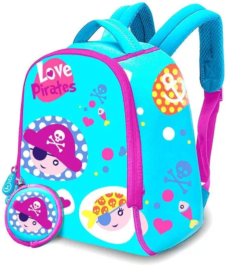 Σχολική Τσάντα Νηπίου Πλάτης Kids Licensing Love Pirates Γαλάζιο