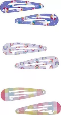 Παιδικά Κλιπ LIL' Queen Σετ 6τμχ Πολύχρωμο