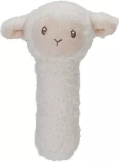 Κουδουνίστρα Little Dutch Little Farm Sheep Squeaker Λούτρινη για 0+ Μηνών